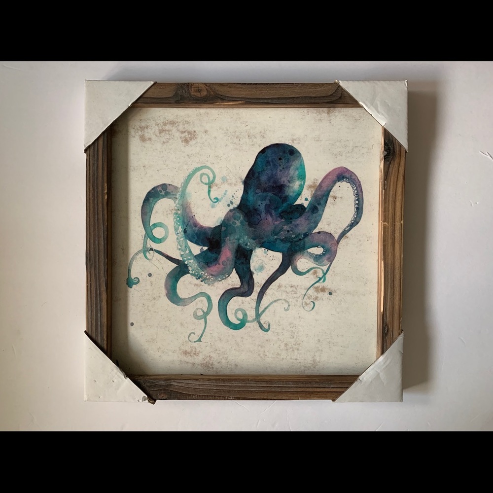 Octopus Framed painting